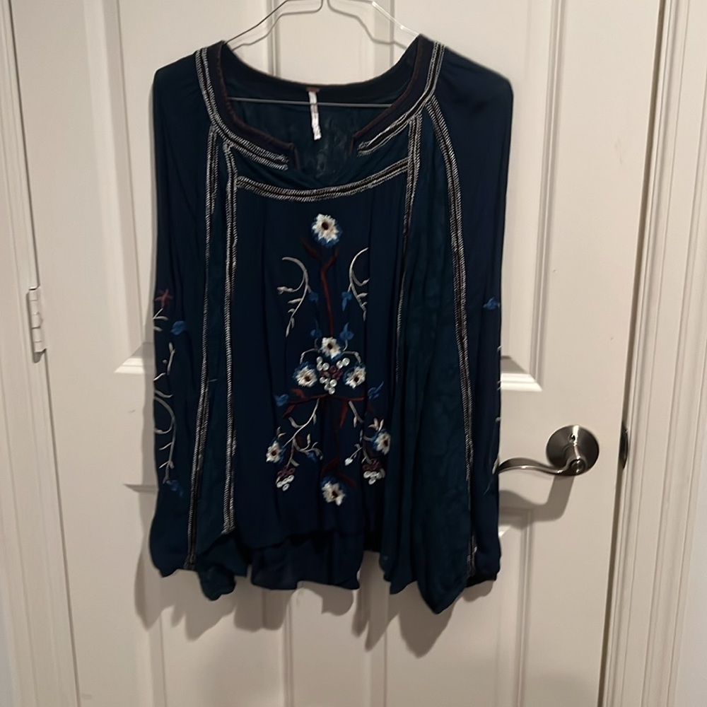 Free people tiger lily blouse M - Picture 2 of 5